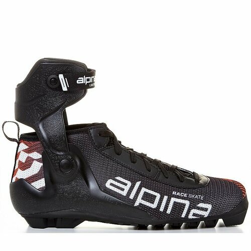 Лыжероллерные ботинки ALPINA NNN Race Skate SM (5352-1) (черный/красный) (46)