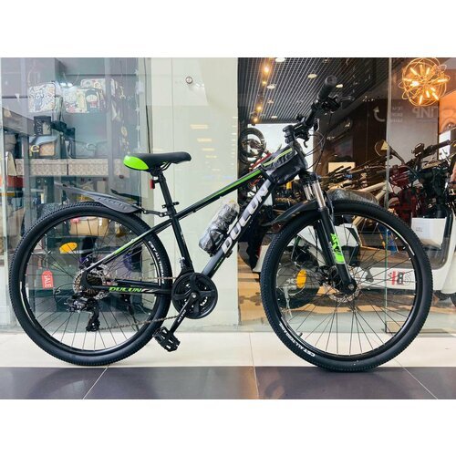 Велосипед горный скоростной DULUN-TANK 27.5 дюймов / взрослый, мужской и женский для прогулки / скоростной, спортивный велик черный / зеленый