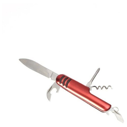 Нож швейцарский 'Нейт', 5в1, красный