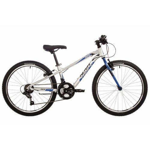 Подростковый велосипед Novatrack Prime 24' (2024) 11' Серебристый (130-145 см)