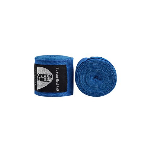 Бинты боксерские Green Hill elastic 4,5 м Blue (One Size)