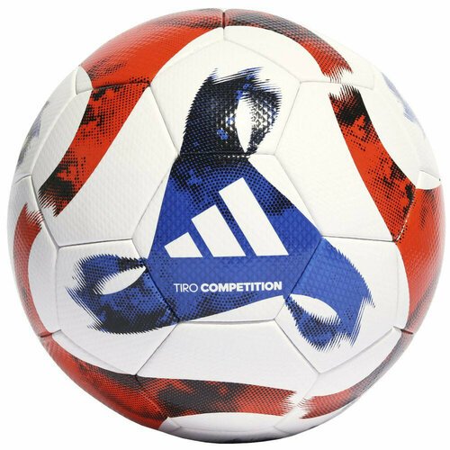 Мяч футбольный ADIDAS Tiro Competition, р.5, FIFA Pro, HT2426, бело-синий