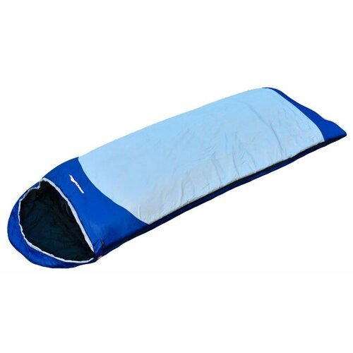 Спальный мешок World of Maverick Summer Comfort, голубой/синий, молния с двух сторон