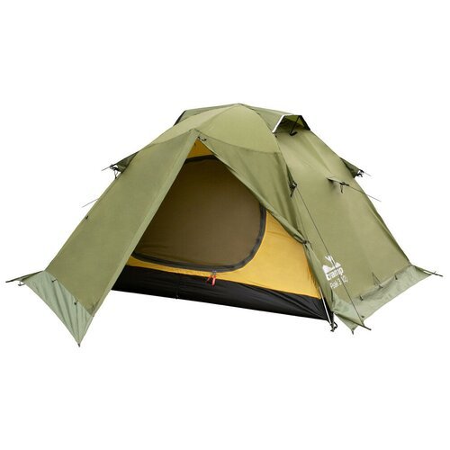 Палатка трекинговая трёхместная Tramp PEAK 3 V2, зеленый