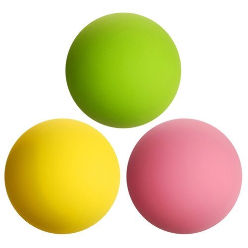 Набор мячей для большого тенниса ONLYTOP, 3 шт, цвета микс