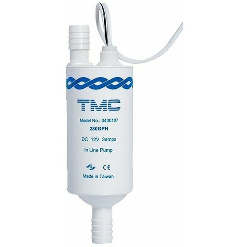 Помпа проточная TMC, водяной насос 18 л/мин ( 280GPH ), 7 м, 12В
