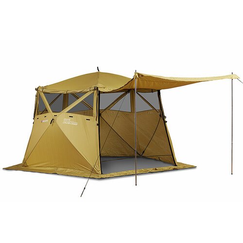 Кухня-шатер HIGASHI Chum Camp Olive/ летняя, туристическая палатка