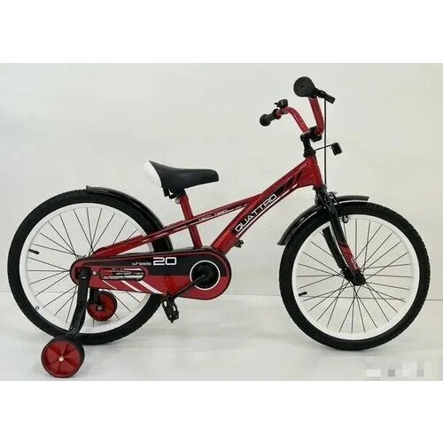 Велосипед 20' TechTeam Quattro красный (сталь)