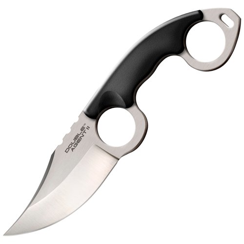 Нож фиксированный Cold Steel Double Agent II (CS39FN) черный/серебристый