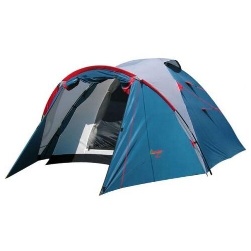 Палатка кемпинговая четырёхместная Canadian Camper KARIBU 4, royal