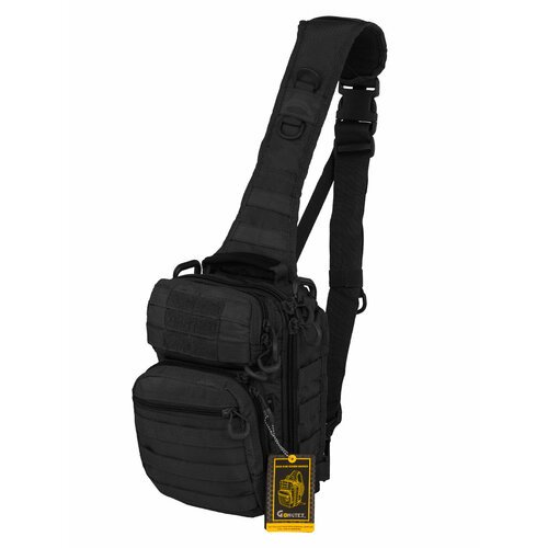 Тактический Рюкзак-Сумка GONGTEX Rover Sling Hexagon Backpack цвет Черный