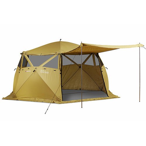 Кухня-шатер HIGASHI Yurta Сamp Olive II/ летняя, туристическая палатка