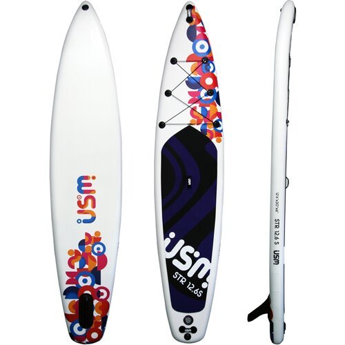 SUP-доска Strength USM 12.6 Sport Paint/384х76х15 см/ 12.6 ft х30х6 дюймов /двухслойная /для серфинга Sup board