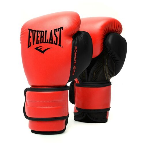 Перчатки тренировочные Powerlock PU 2 красн. - Everlast - Красный - 12 oz