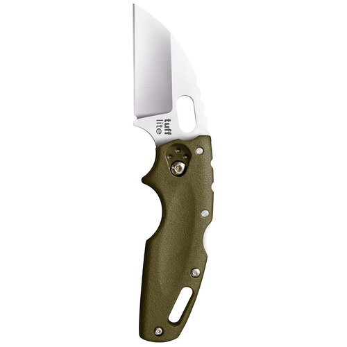 Складной нож Cold Steel Нож складной Cold Steel 'Tuff Lite', цвет: зеленый, длина клинка 2 1/2', длина лезвия 5 см