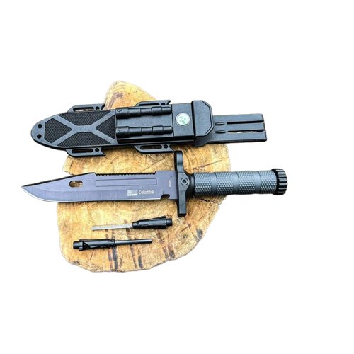 Нож тактический 2528A (компас, огниво, свисток, точилка)