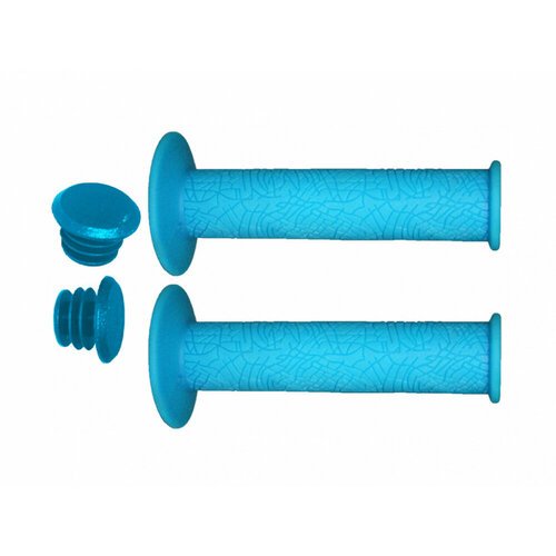 Vinca Sport ручки руля (грипсы) H-G 60, резиновые 120мм, голубые (пара)