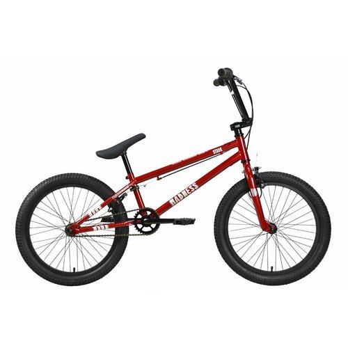 Велосипед Stark Madness BMX 1 (2024) 9' красный/серебристый/черный