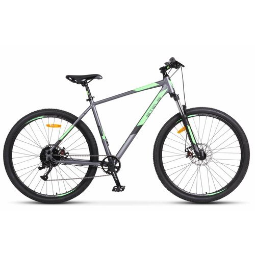Горный (MTB) велосипед Stels Navigator 920 MD 29 V020 (2023) рама 20.5, антрацитовый-зеленый