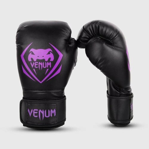 Боксерские перчатки Venum Contender черно-фиолетовый 12 унций