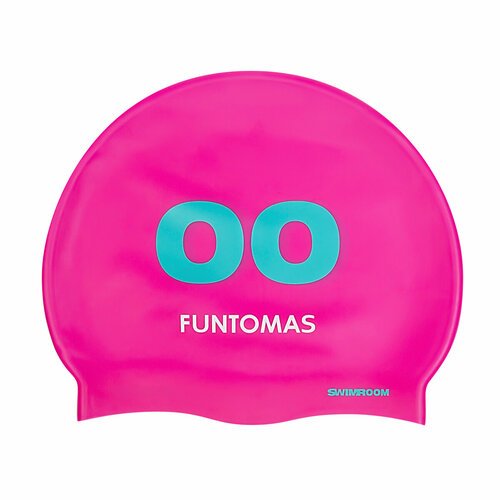 Силиконовая шапочка для плавания / бассейна SwimRoom 'Funtomas', цвет розовый