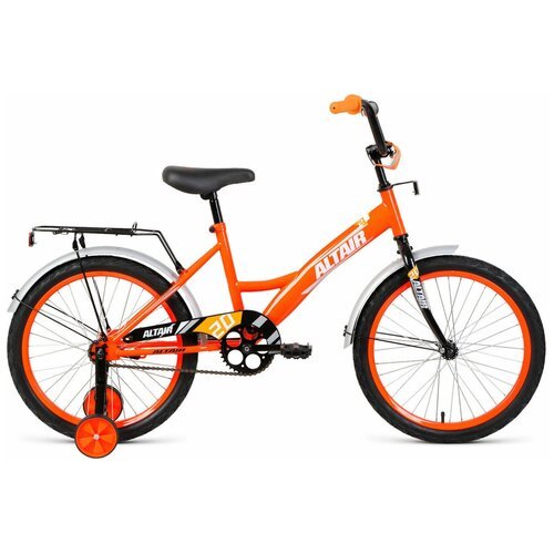 Детский велосипед Altair Kids 20, год 2022, цвет Оранжевый-Белый