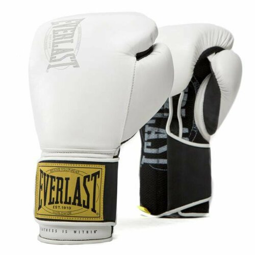 Перчатки тренировочные Everlast 1910 Classic 10 oz, белый