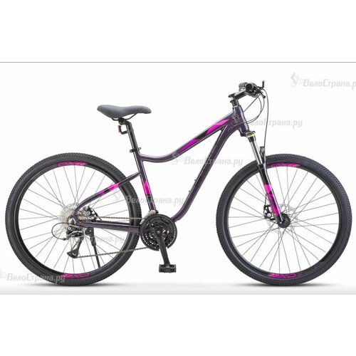 Женский велосипед Stels Miss 7700 MD 27.5' V010 (2023) 17' Темно-фиолетовый (156-170 см)