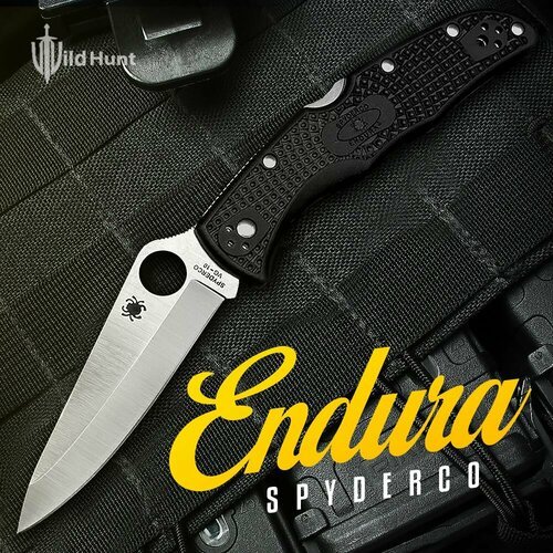 Туристический складной нож Spyderco Endura 4 Sсandi Black