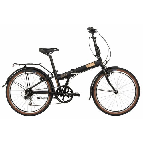 Складной велосипед Novatrack Vortex 24' (2024) 24 Черный (150-185 см)
