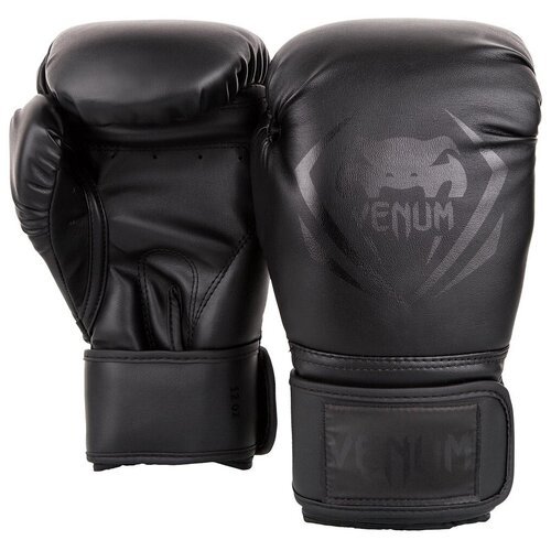 Боксерские перчатки Venum Contender Boxing Gloves - Black/Black 10 унций