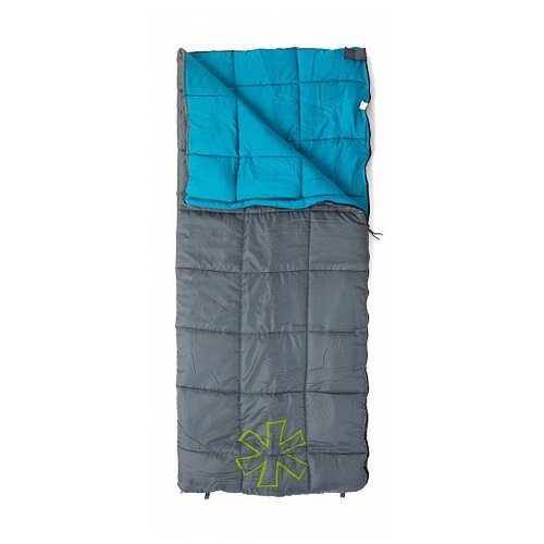 Спальный мешок NORFIN ALPINE COMFORT 250 L, голубой/серый, молния с левой стороны