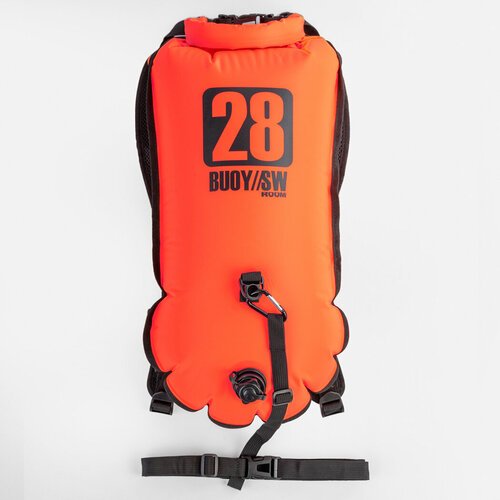 Буй мешок для плавания на открытой воде с карманом SwimRoom 'Buoy Bag 28L', 28 литров, оранжевый