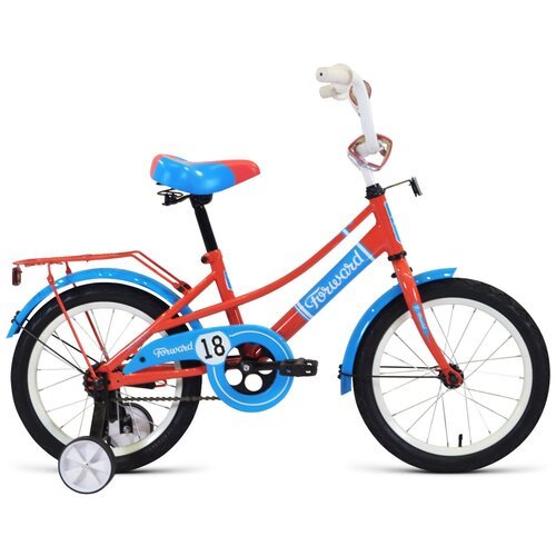 Велосипед FORWARD Azure 18-20г. (коралловый-голубой)