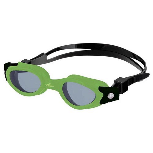 Очки для плавания 'FASHY AquaFeel Faster', арт.4143-61, дымчатые линзы, зеленая оправа