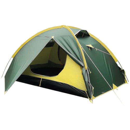 Палатка кемпинговая трёхместная Tramp Ranger 3 V2, зелeный