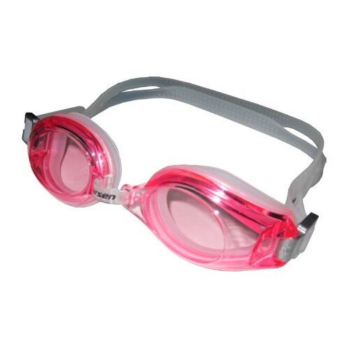 Очки плавательные Larsen R1281 розовый (силикон)