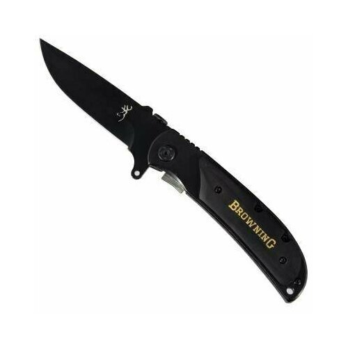 Нож складной 3913032 с клипсой чёрный 'BROWNING'