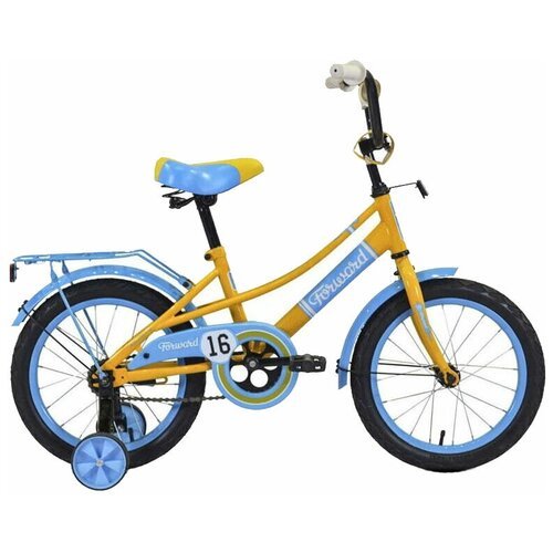Детский велосипед Forward Azure 20 (2019) 10,5 желтый/голубой (требует финальной сборки)