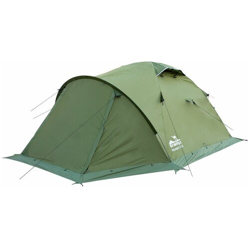 Палатка трекинговая двухместная Tramp MOUNTAIN 2 V2, зеленый
