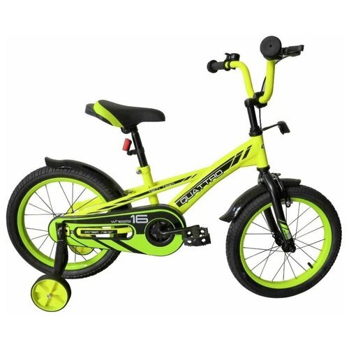 Детский велосипед Tech Team Quattro 18 (Неоновый Зеленый)