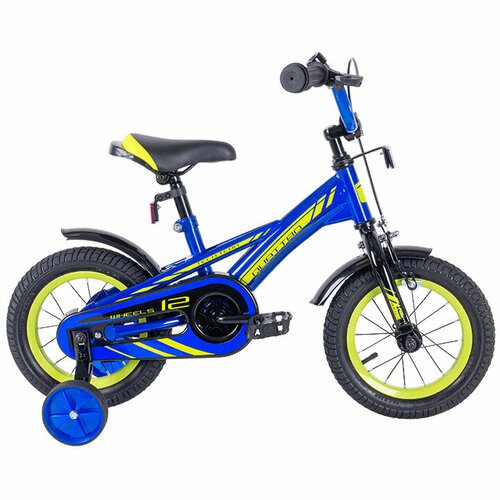 Детский велосипед TechTeam Quattro 18' синий (сталь) 2023