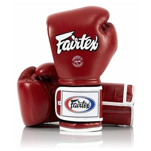 Боксерские перчатки Fairtex BGV9 red (мексиканский стиль) 12 унций