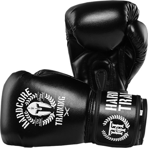 Боксерские перчатки Hardcore Training Helmet MF - Hardcore Training - Черный - 10 oz