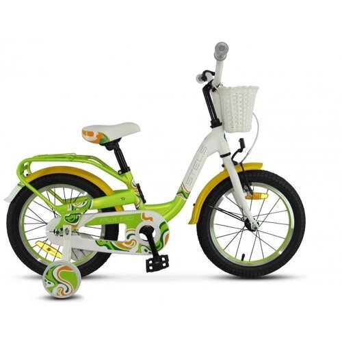 Велосипед детский STELS Pilot 190 16 V030, зелёный/жёлтый/белый