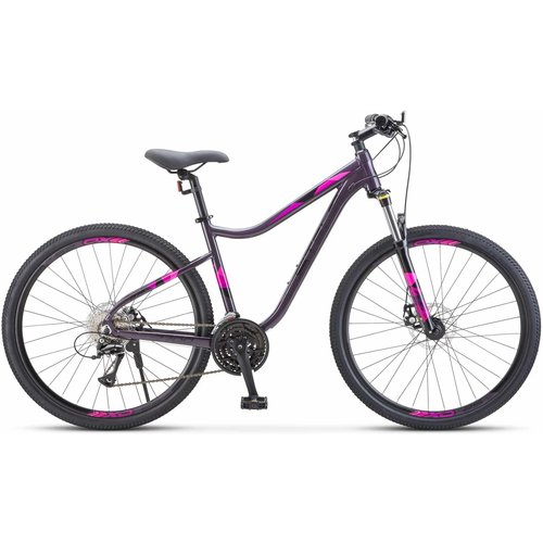 Велосипед STELS Miss-7700 MD 27.5' V010 LU094655 LU095026 17' Темно-пурпурный 2023