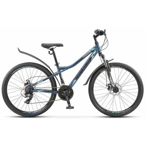 Велосипед Stels Navigator 510 MD 26 V010 (2024), рама 16, темно-синий/зеленый