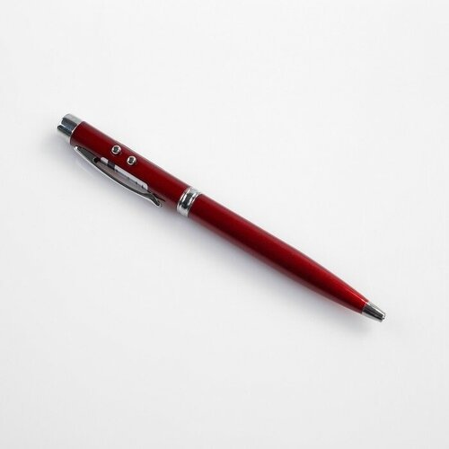 Ручка многофункциональная, лазерная указка со светодиодной подсветкой, 13.5 х 1 см (24шт.)