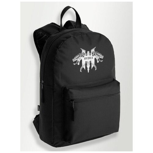 Черный школьный рюкзак с DTF печатью Музыка Within Temptation (Хэви метал, Rock, Метал ) - 1066