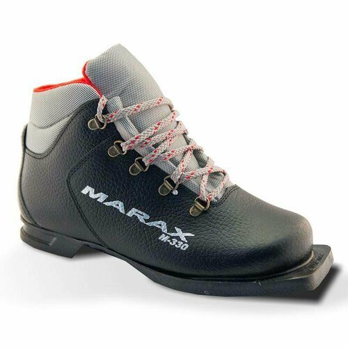 Ботинки лыжные МХ 330 кожа черный NEW р. 46